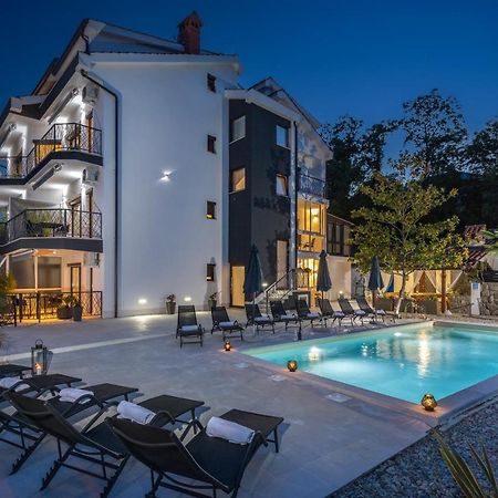 Villa Adriatic, Apartment Rebecca With Heated Swimming Pool, Sew View, Childrens Playground Ičići Exteriér fotografie