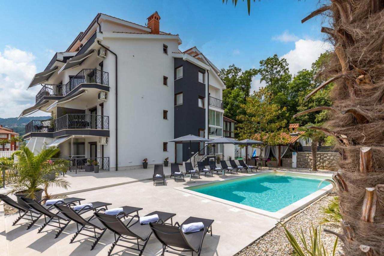 Villa Adriatic, Apartment Rebecca With Heated Swimming Pool, Sew View, Childrens Playground Ičići Exteriér fotografie